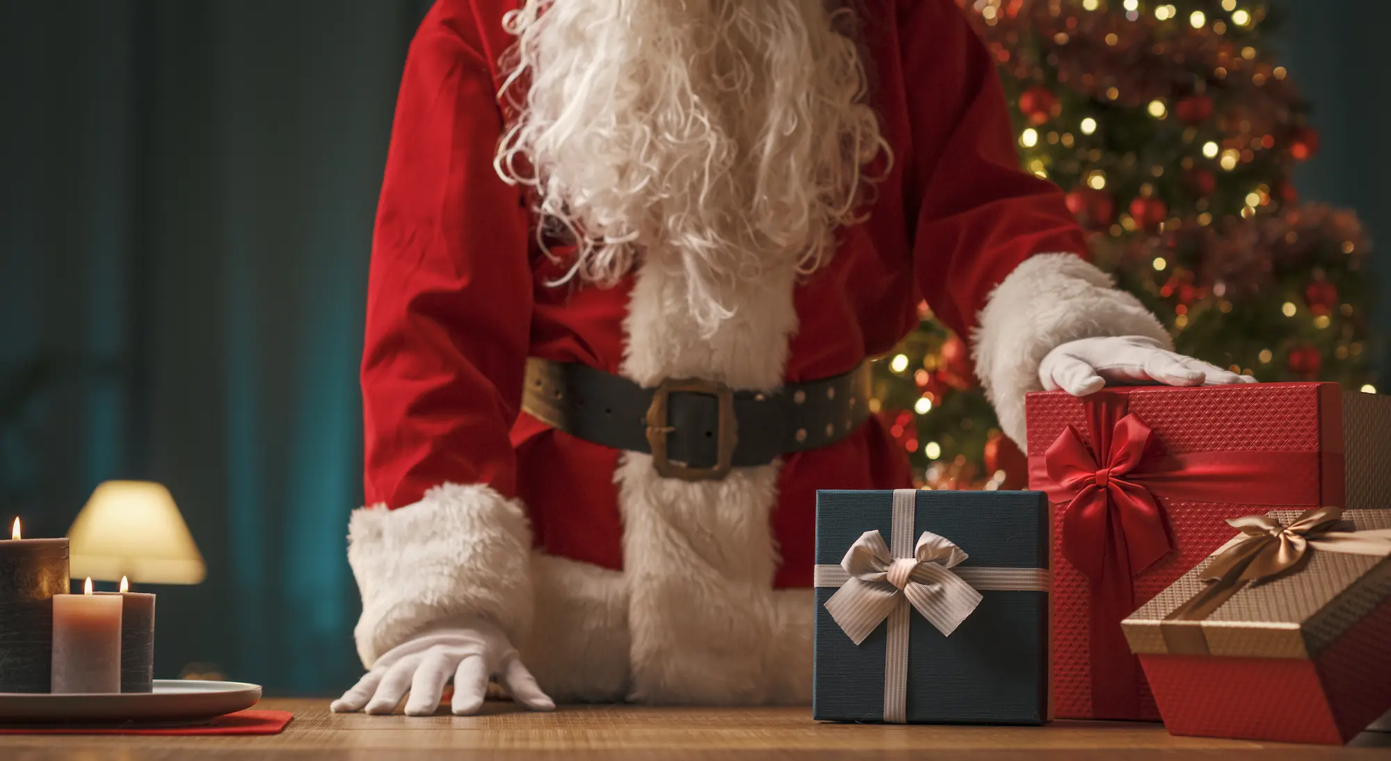Kit paquet cadeau de Noël traditionnel - Papier cadeau